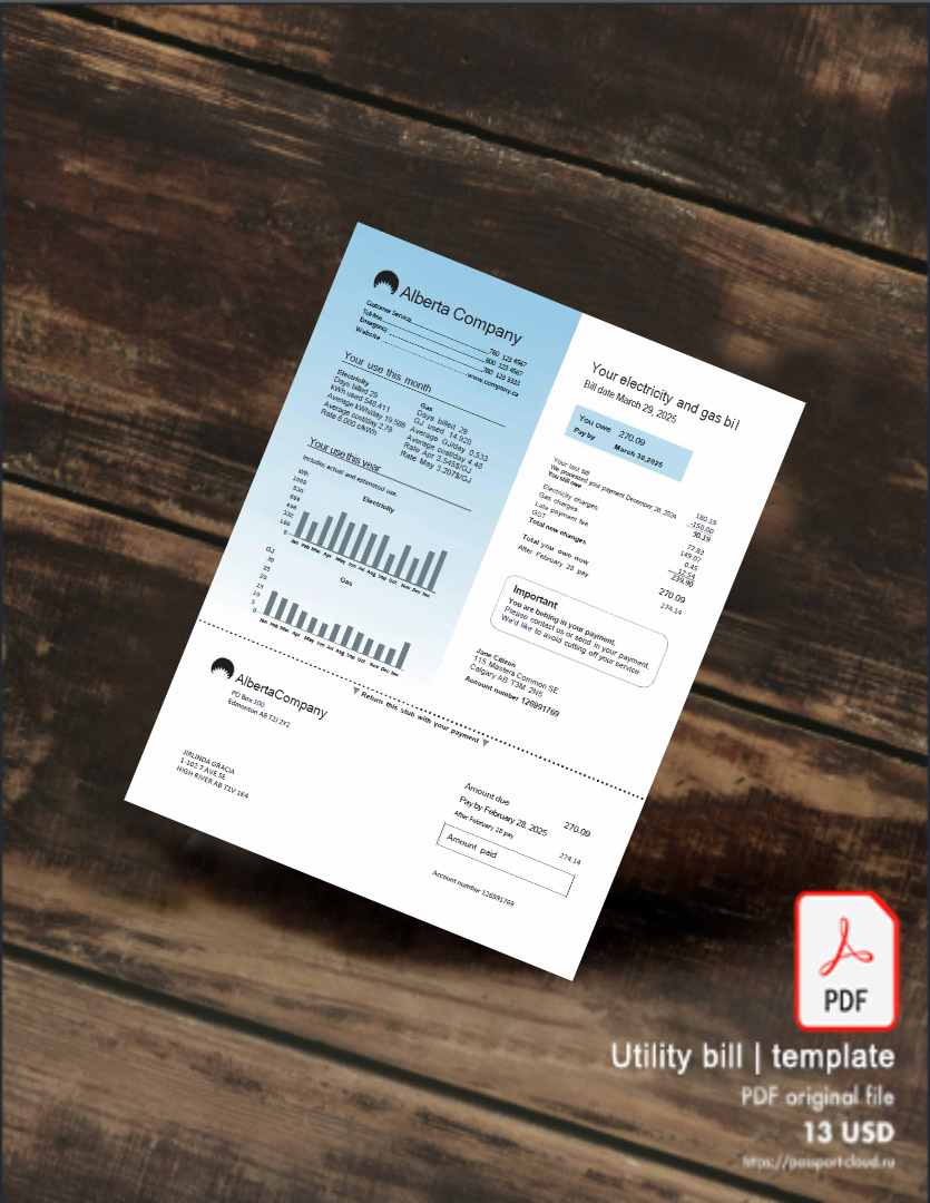 Utility bill | Albanian Power | Albania